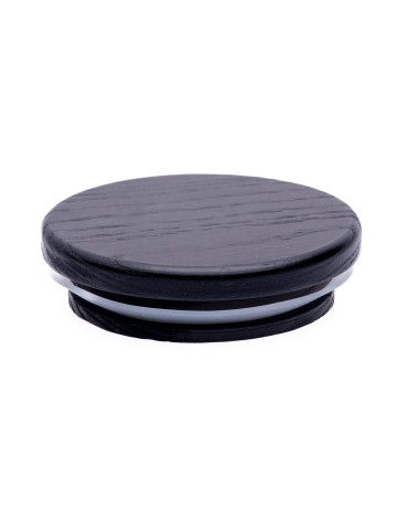 Small Wooden Lid : Black