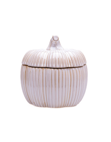 Ceramic Jar : Pumpkin Natural 