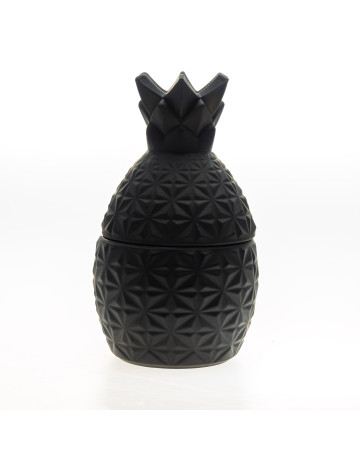 Mini Pineapple Jar : Matte Black 