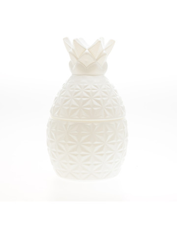 Mini Pineapple Jar : Gloss White 
