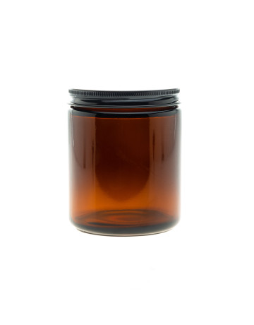 250ML: apothecary Jar: BOX OF 60 (inc Black Lid) 