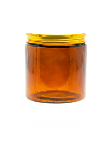 500ML: Apothecary Jar (with Lid)-Gold Lid