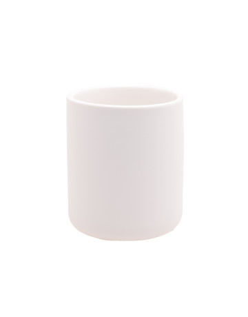 365ml Ceramic: Unglazed Outer White Jar 